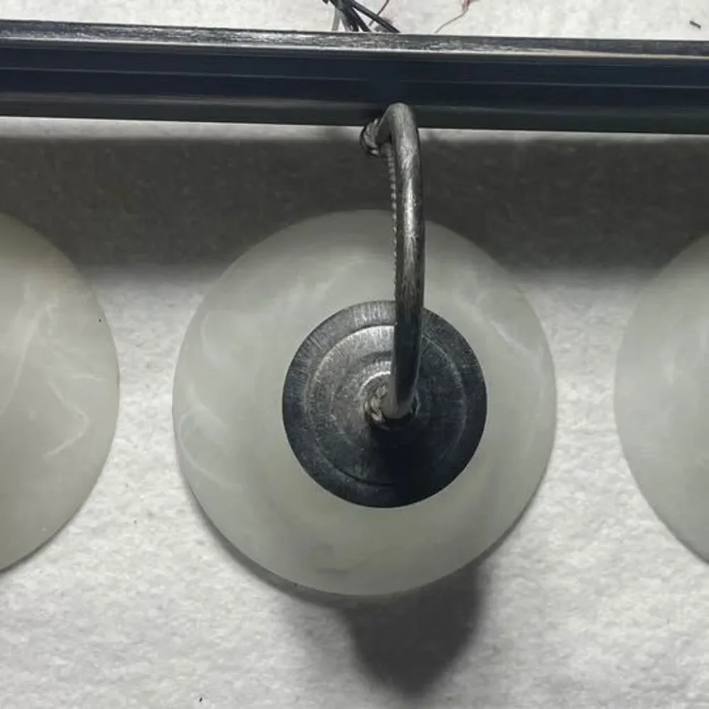 Color: Antique Black 3 Bulb Vanity Light for Bathroom - 3 Available $20 Each